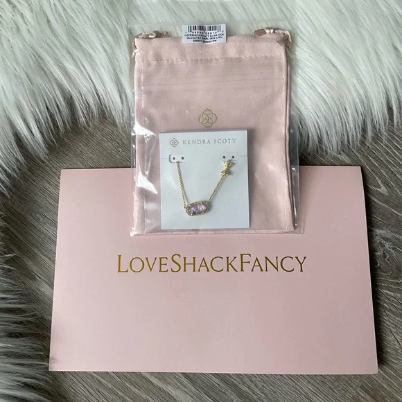 🎀KENDRA SCOTT x LOVESHACKFANCY Sunny Meadow Elisa Double Sided Necklace - Picture 3 of 9